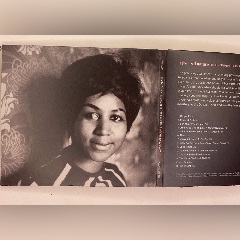 ARETHA FRANKLIN A Force of Nature music CD